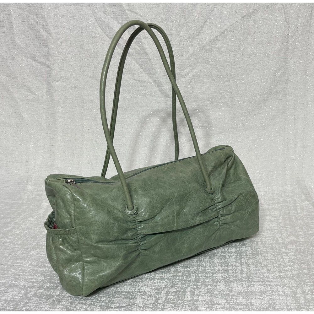 HOBO International - Olive Green Leather Shoulder Bag - Picture 3 of 6
